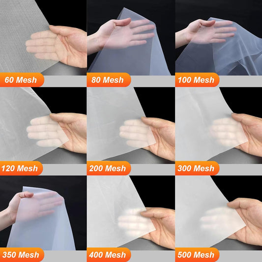 39 x 78 inch Food Grade Nylon Filter Mesh (200 mesh/75 Micron) | 60 80 100 200 300 400 500 Mesh Filter Fabric, Ultra Fine Mesh Screen for Milk Juice Wine