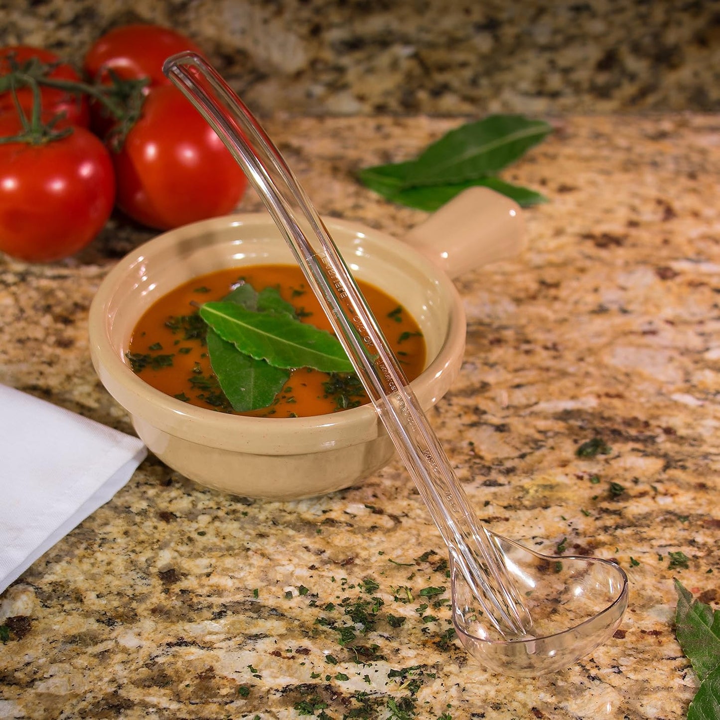 CARLISLE FOODSERVICE PRODUCTS 029503 Carly Plastic Dressing/Serving Ladle, 1 oz./9.5", Black