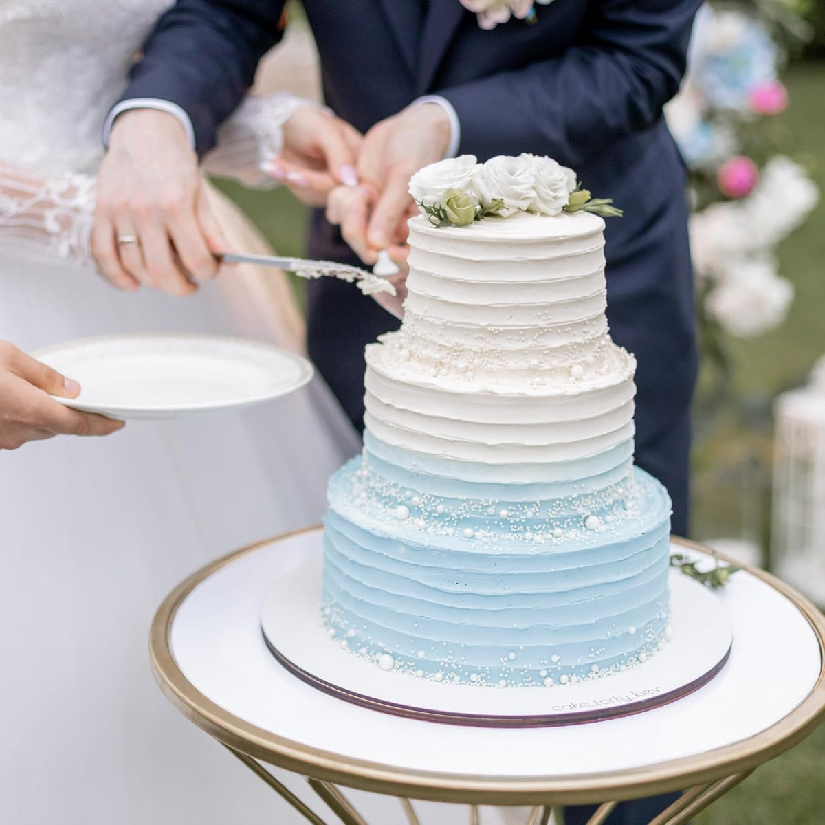 Acrylic Cake Scrapers, 4Pcs | Clear Combs Icing Frosting Buttercream Edge Smoother, For Mousse Butter Cream Decoration