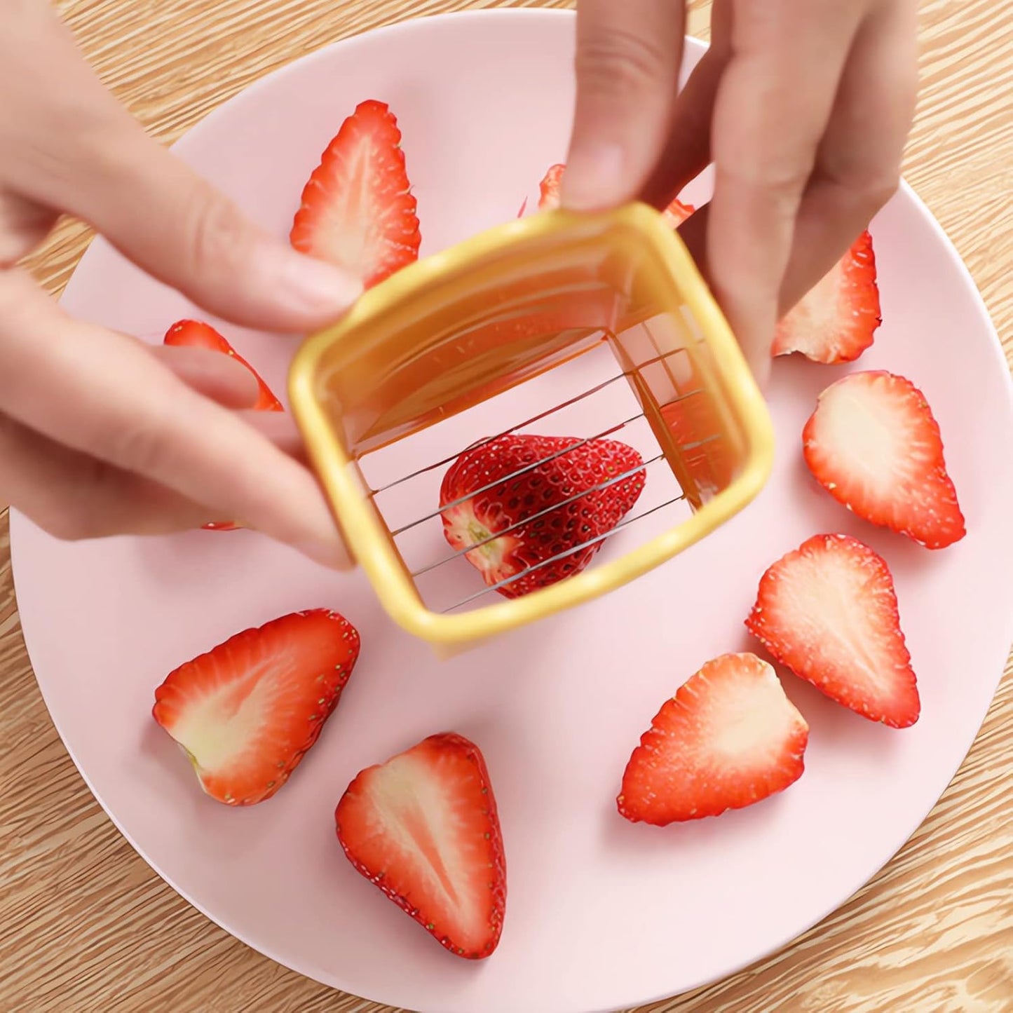 2 Pack Cup Slicers – Egg, Banana, Strawberry Cutter for Salad