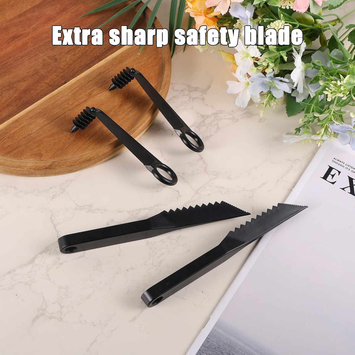 Kitchen Spiral Cutter and V-Shaped Tools, Spiral Potato Slicer Knife Vegetable Spiralizer Manual Screw Peelers Kitchen Gadgets for Fruit Cucumber Potato Carrot