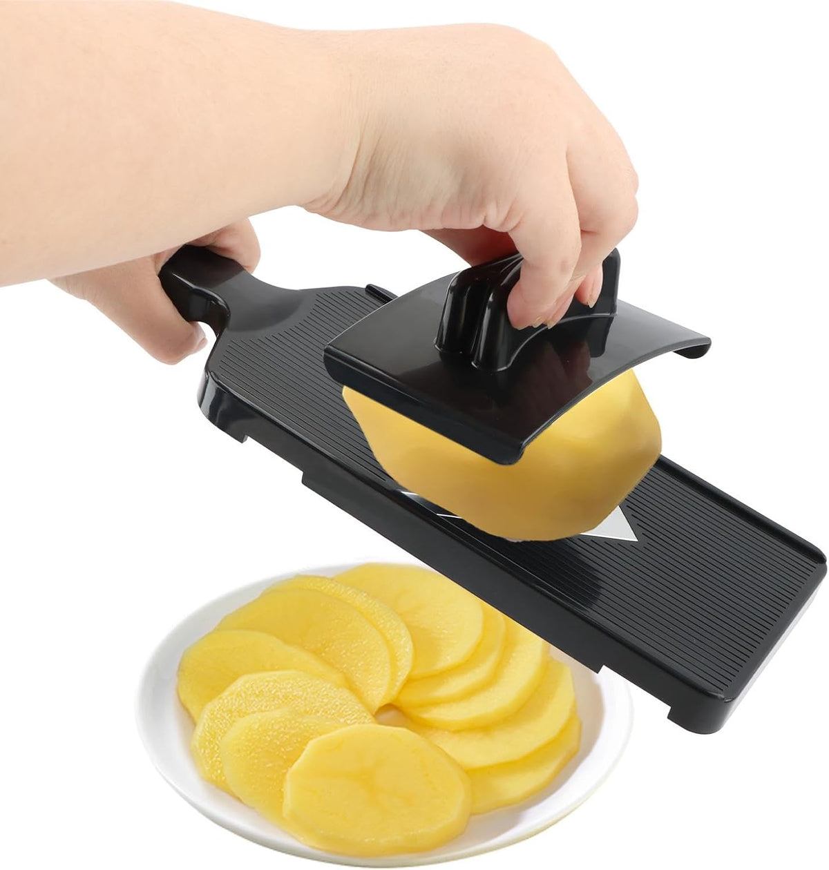 Mandoline Slicer for Kitchen, Stainless Steel Manual Vegetable Slicer