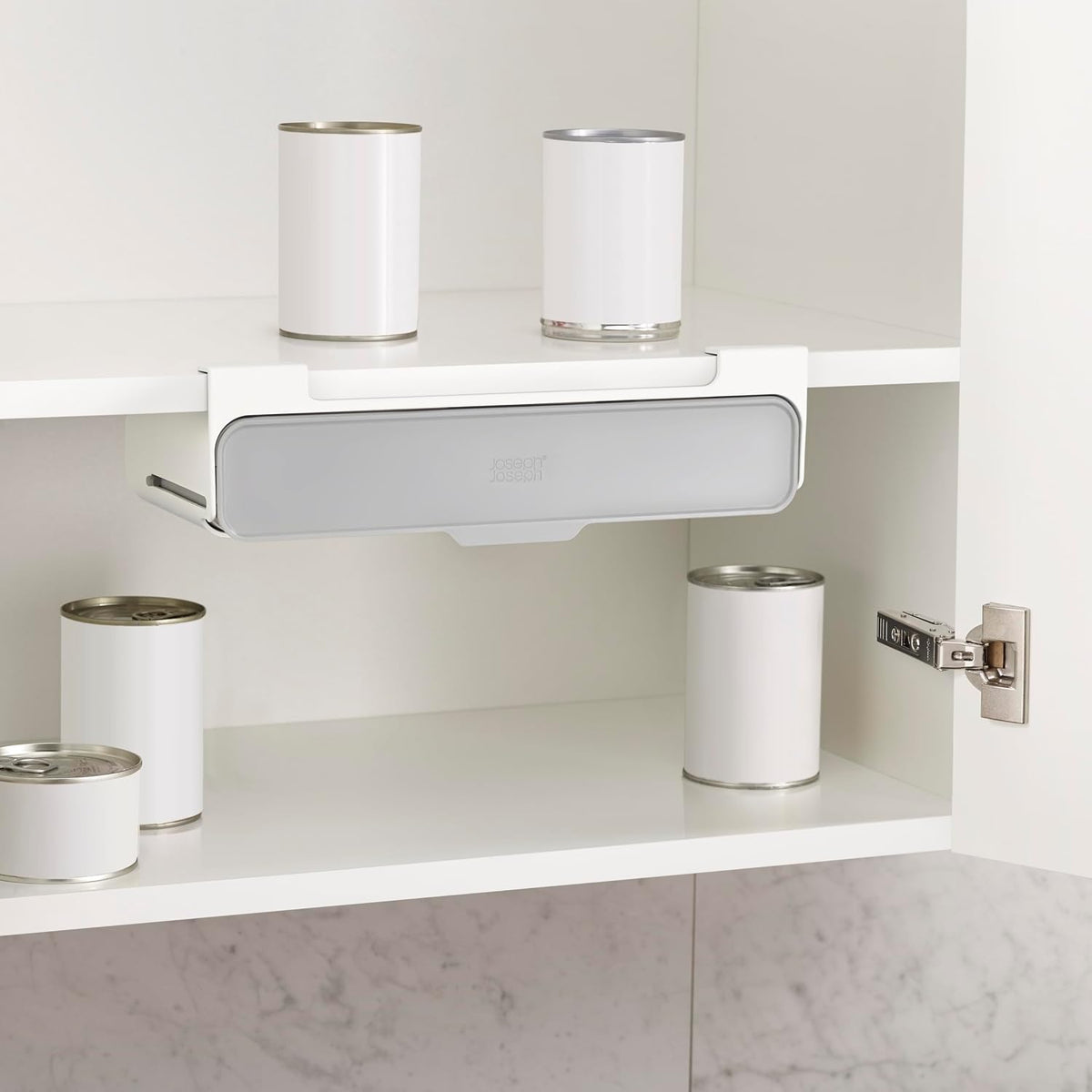 Under-Shelf Cabinet Spice Rack Organizer | Space-saving