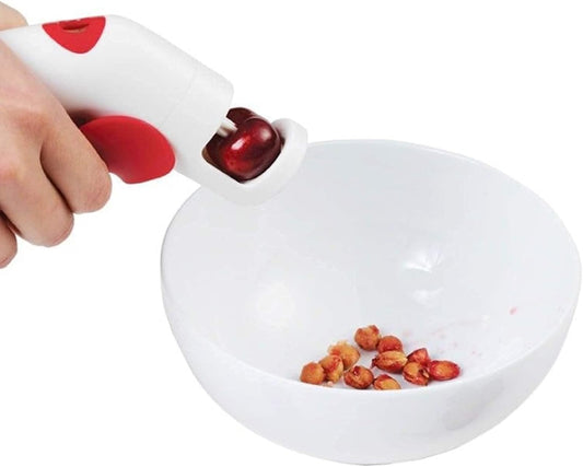Cherry Pitter, Core Remover Plastic Onehanded Multi-Function for Cherry Olive Fruit