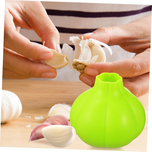 Silicone Garlic Peeler Tube with No Odor Transfer Portable Lightweight Garlic Peel Tool for Easy Skin Removal Food Grade Silicone No Waste Design Suitable for Kitchen and Bbq Use