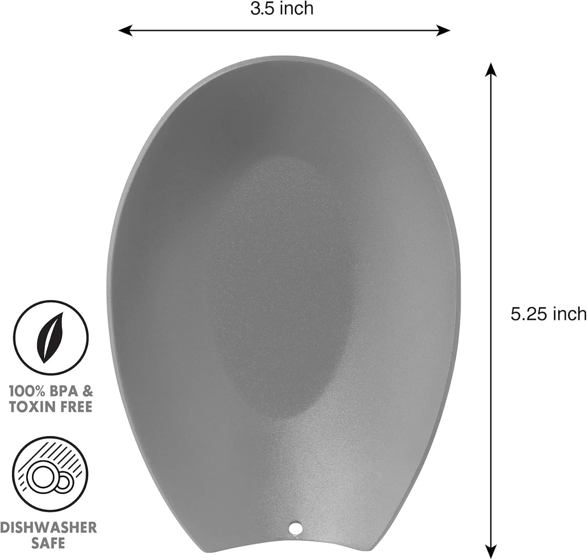 Spooner Stainless Steel Spoon Rest - Set of 4 - Holds Kitchen Utensils for Mess Free Cooking, Great Spoon Rest for Counter, Stove Top, or Coffee Station; Kitchen Accessories, Utensil Rest