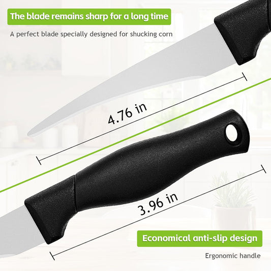 Corn Peeler,Corn Stripper Tool,Corn knife for corn removal,Corn Cutter,Corn Peeling Knife,Corn Scraper,Quick Corn Grain removal, Kitchen Multifunctional Knife(2Pcs)