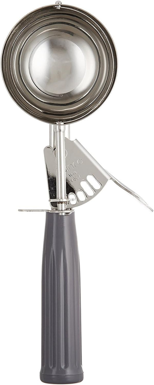 Ice Cream Disher, Size 8, Plastic Hdl, Gray