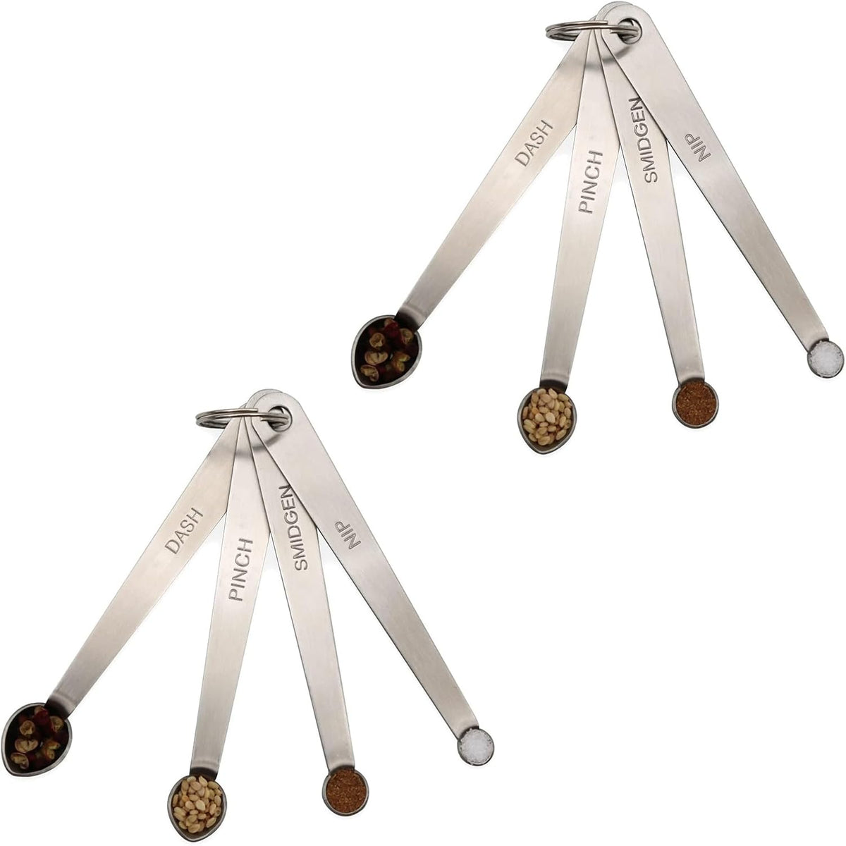 1Pack Mini Measuring Spoon Set of 4, Small Teaspoon for Tiny Measurement
