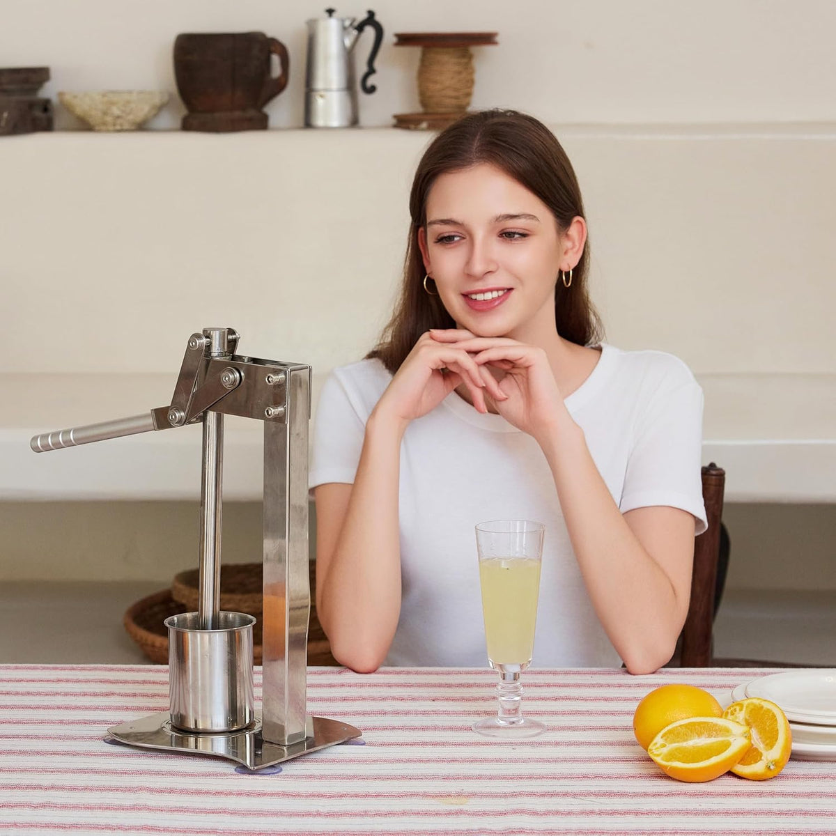 Manual desktop heavy duty lemon smasher orange juicer lemon squeezer citrus juicer fruit crusher lime extractor nut grinder for fruit and nuts(WN014)