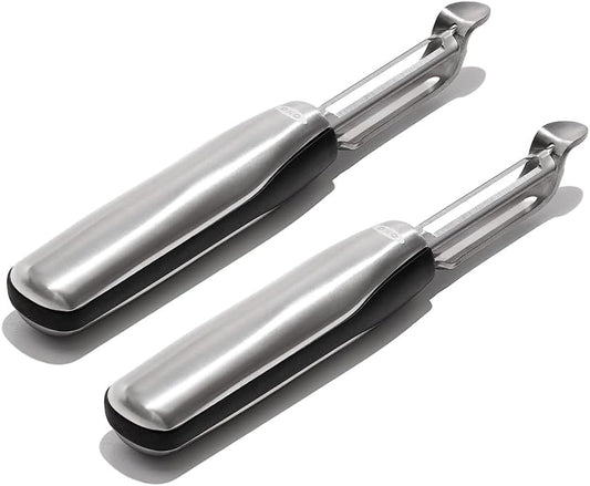 Steel Swivel Peeler for Fruits Apple & Potato Vegetables, Pack of 2