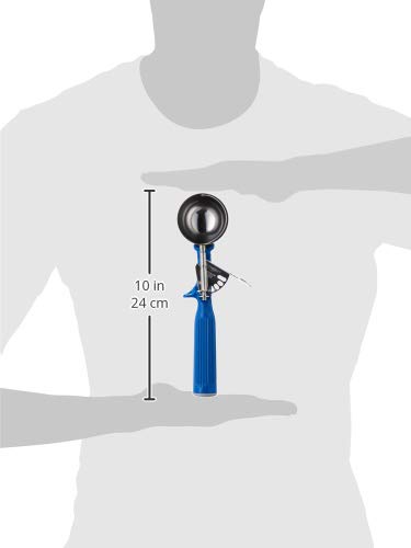 2 oz Stainless Steel Disher - Size 16,Dark Blue