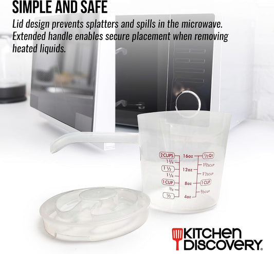 Microwavable Measuring Cup, 2 Cup, Clear