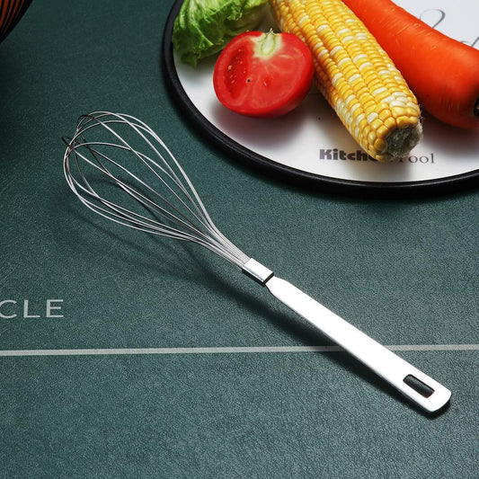 Whisk, Whisks For Cooking, Stainless Steel Balloon Whisk, Sturdy Kitchen Wire Whisk Set for Cooking, Baking, Blending, Whisking, Beating, Stirring, Dishwasher Safe, Easy to Clean