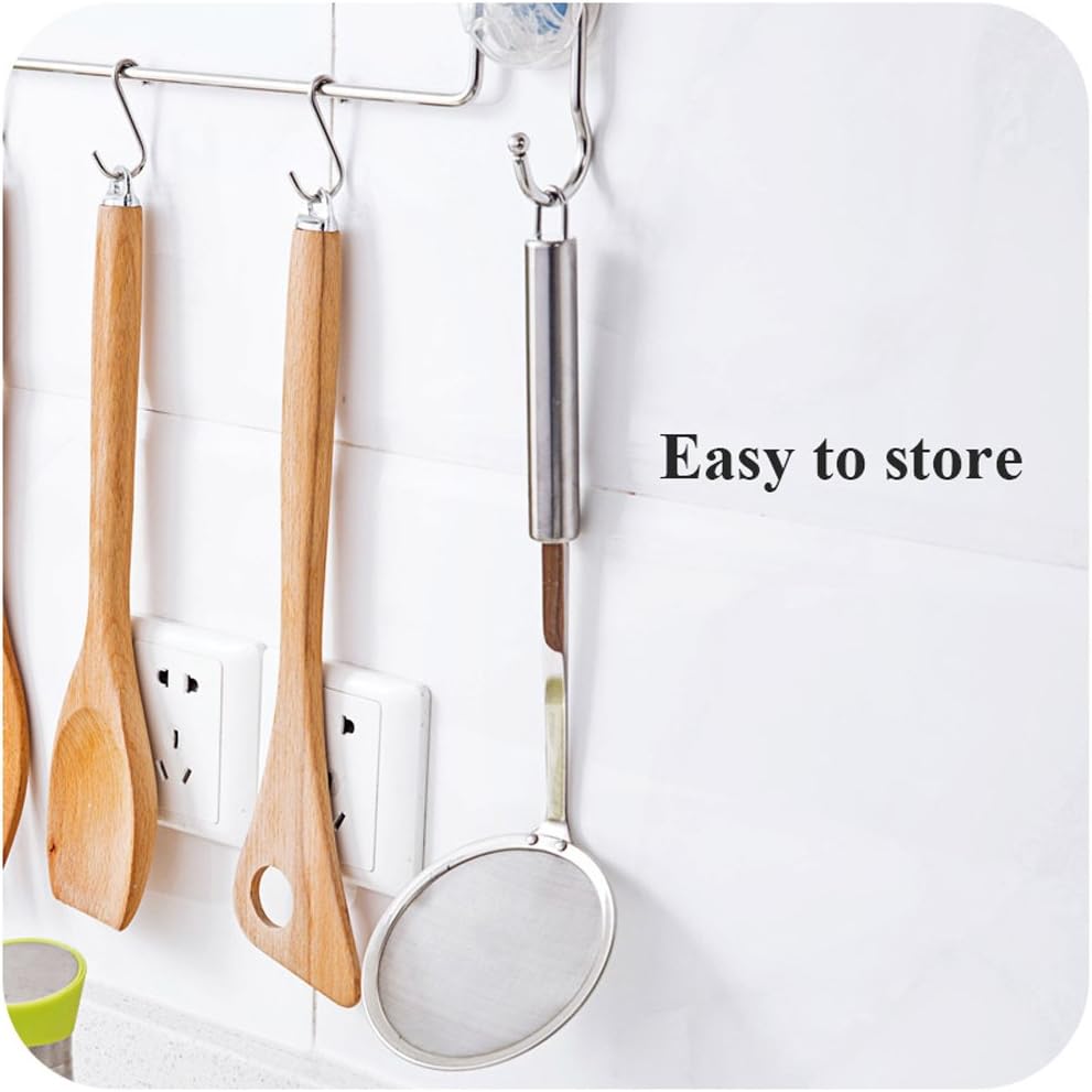 Hot Pot Fat Skimmer Spoon - Stainless Steel Fine Mesh Strainer for Skimming Grease and Foam