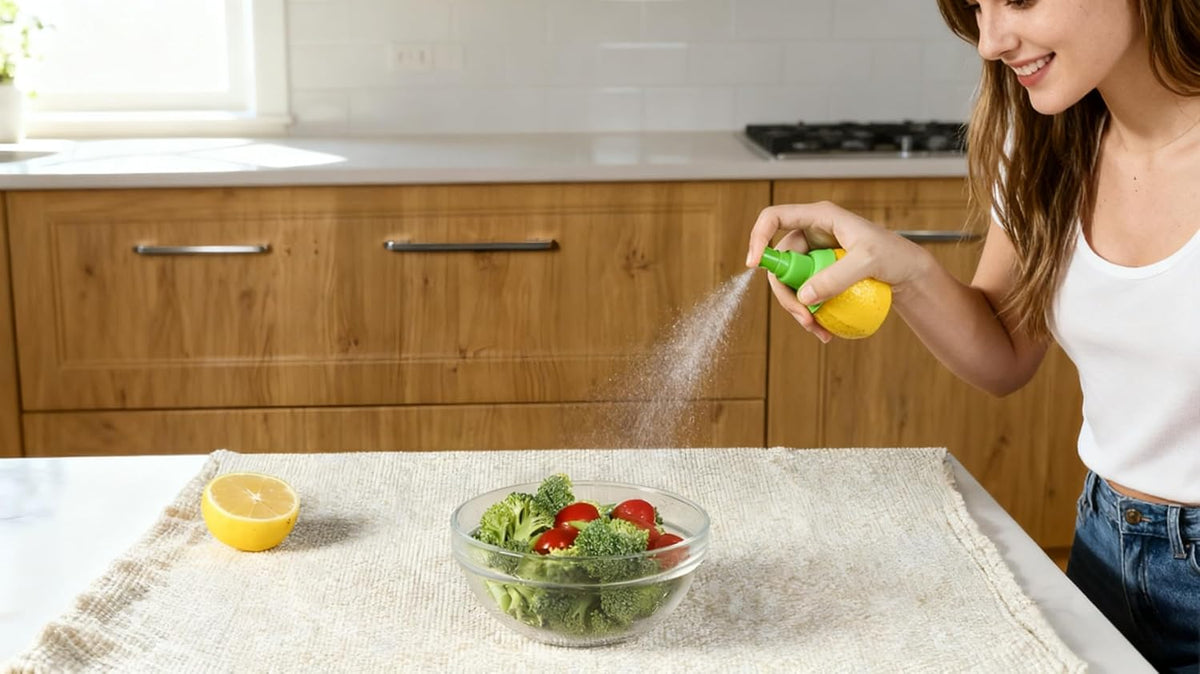 Lemon Juice Sprayer, 2-Pack Manual Citrus Mister for Oranges & Limes