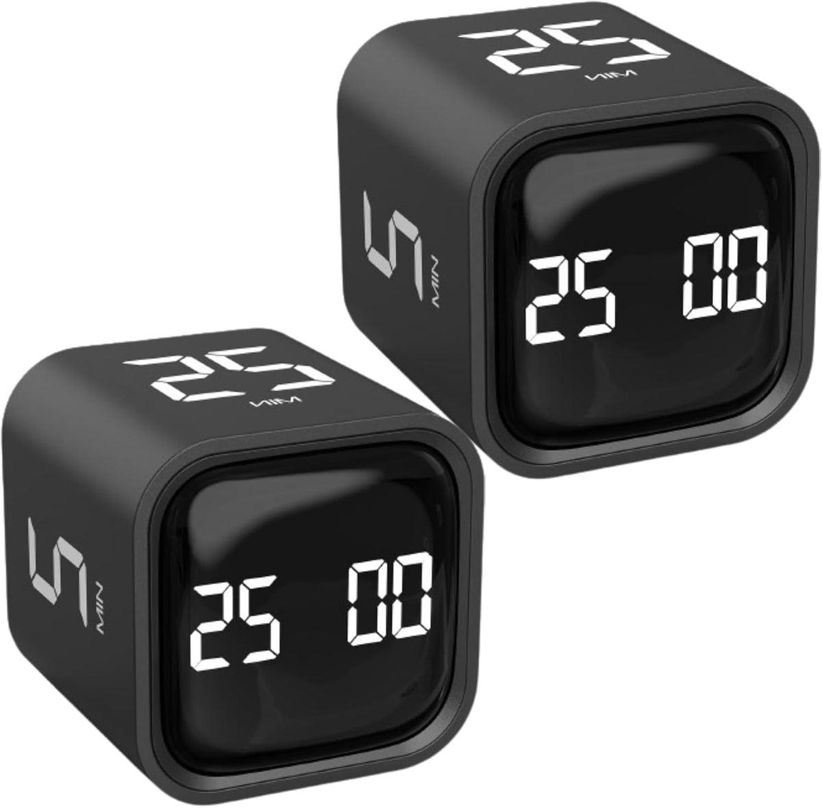 Rotating Productivity Timer 5/25/10/50, Desk Flip Timer, ADHD Tool