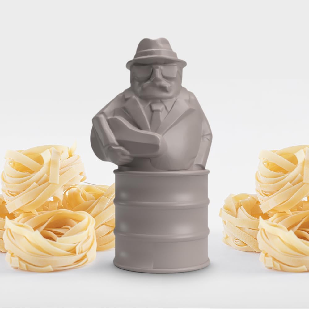 Al Dente Red - The Singing Floating Pasta Timer: Will Sing Different Tunes When Pasta is Ready at 3, 7, 9, and 11 Minutes, to be Boiled with Any Pasta in The Pot, Floats in Cold & Hot Boiling Water