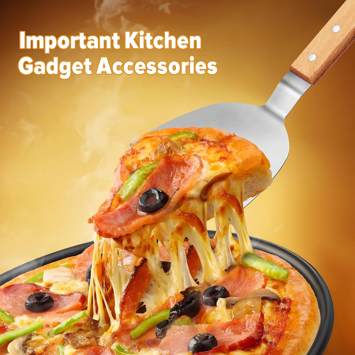 Small Metal Dough Grill Griddle Scraper Spatula for Food, 2 Pcs