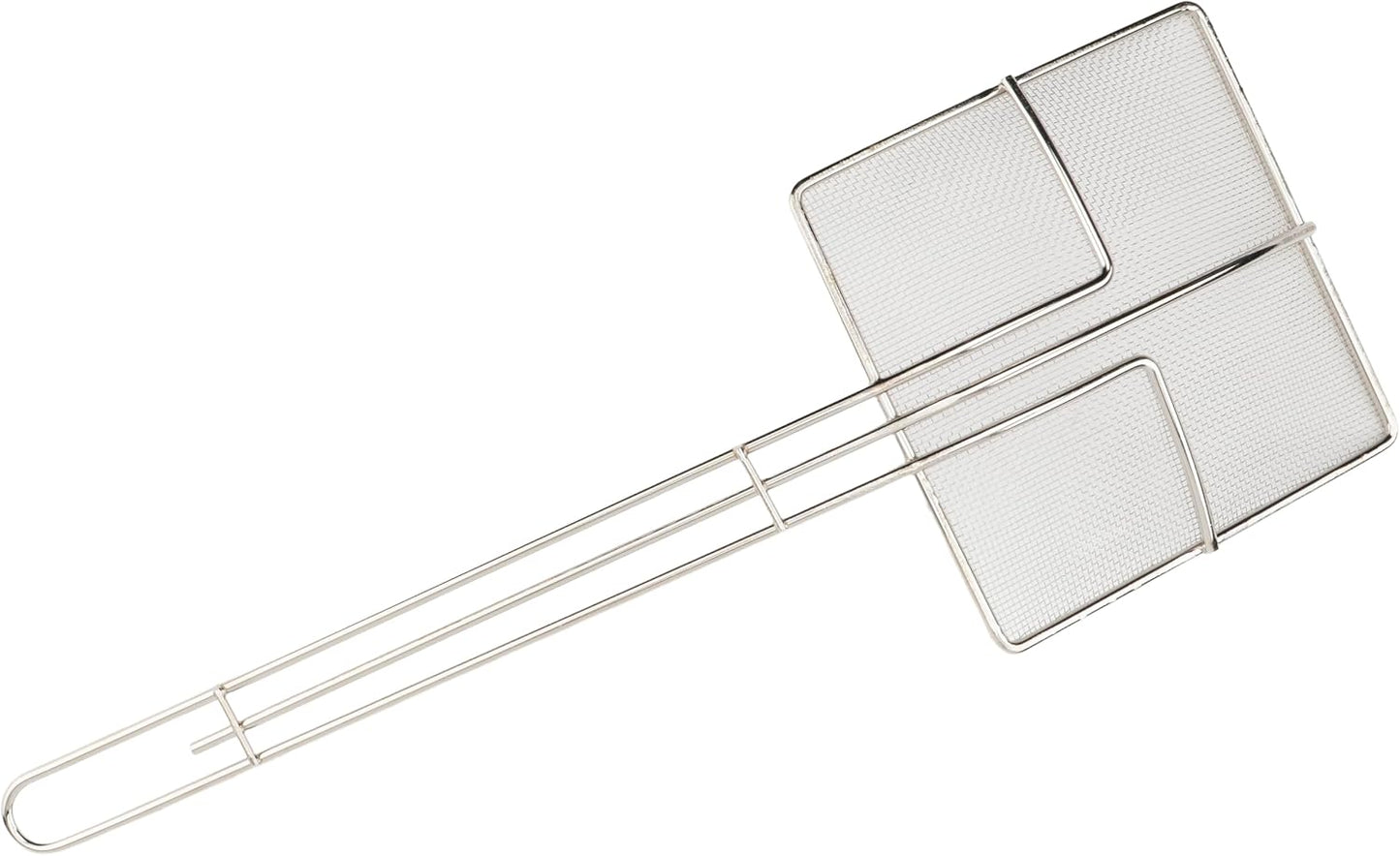 Square Mesh Skimmer, 6.75-Inch, Medium, Nickel