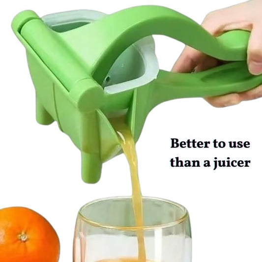Manual Citrus Juicer Press – Handheld Lemon Squeezer for Orange, Lime, Grapefruit – Heavy Duty Juice Extractor – Easy to Use & Clean Hand Press Juicer for Kitchen – No Electricity Needed