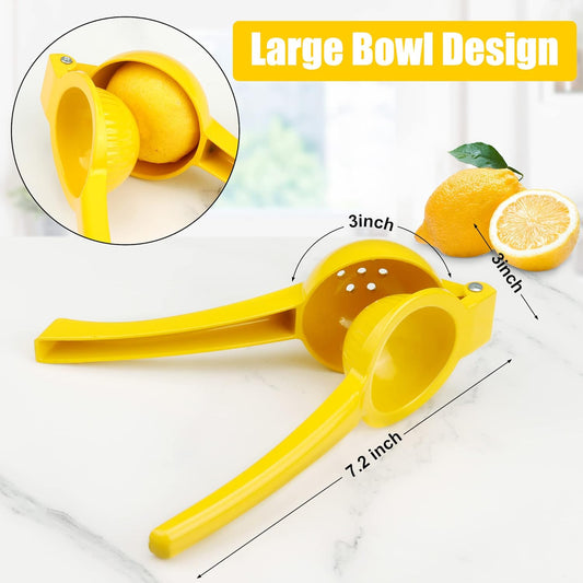Lemon Squeezer - Lemon Juicer - Metal Manual Hand Juicer Tool | Lemon & Lime Squeezer,Kitchen Tools for citrus juicer & Dishwasher Safe