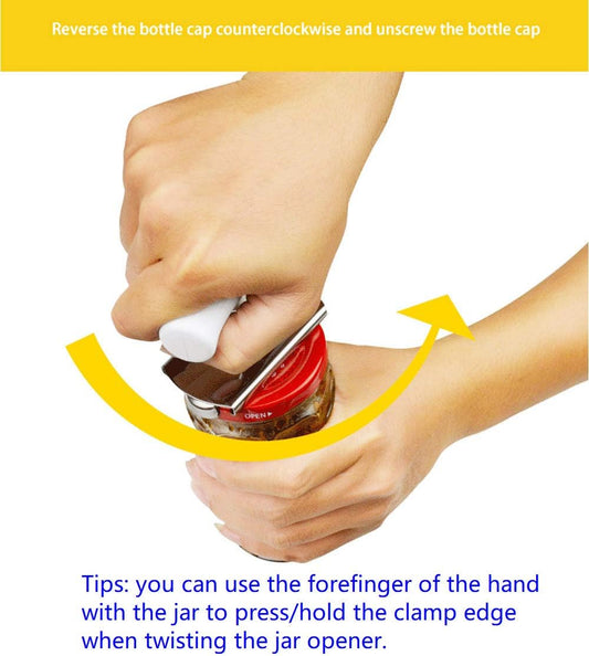 Jar Opener,Can Open Bottle Top Openers for Seniors,Arthritis,Weak Hands,Lid Gripper Manual Tool Effortless Opening Jars Easy Adjustable Large Remover for Kitchen Glass Jar Wrench Twist Grip
