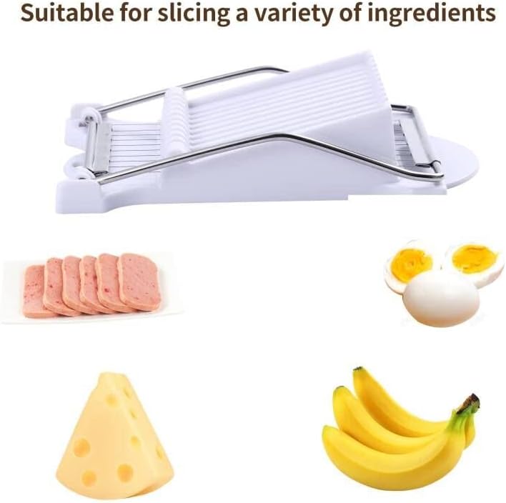 2 Pack Luncheon Meat Slicer, Egg Slicers,Strawberry Slicer
