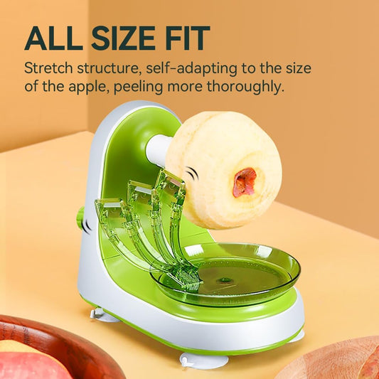 Manual Apple Peeler with Suction Base - Quick, Safe Desktop Apple Skin Peeler, Replaceable Blade, Easy to Clean for Home Kitchen Quick Applesauce Pie Making