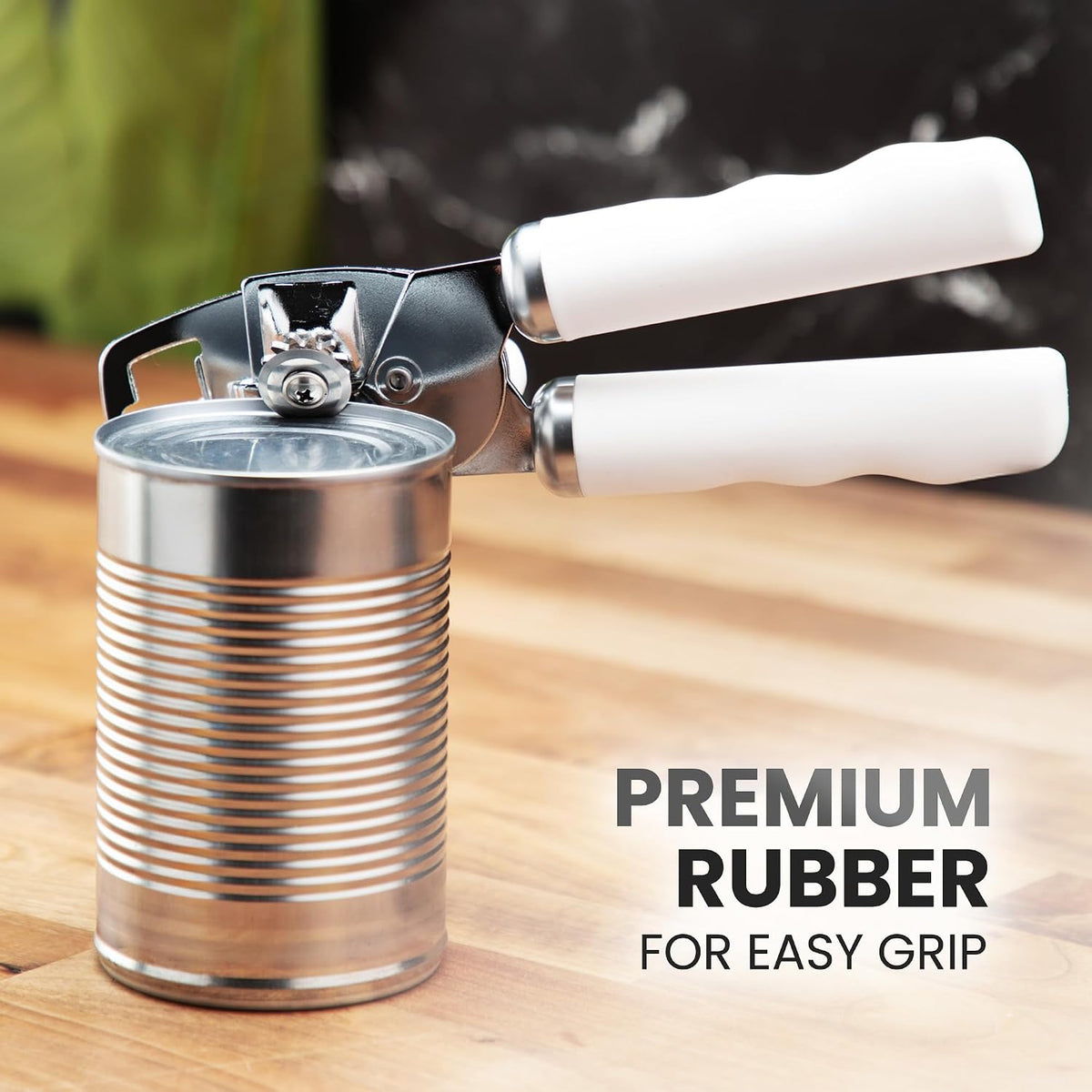 Manual Can Opener Heavy Duty Patented Stainless Steel, Ruby - Colors B