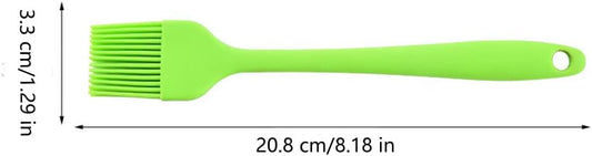 Silicone Oil brush, for BBQ Kitchen Cooking Baking and Grilling (3 PCS,orange)