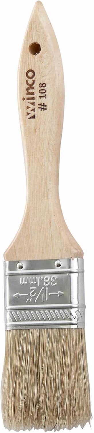 Heavy-Duty Boar Bristle Pastry Brush, 3"