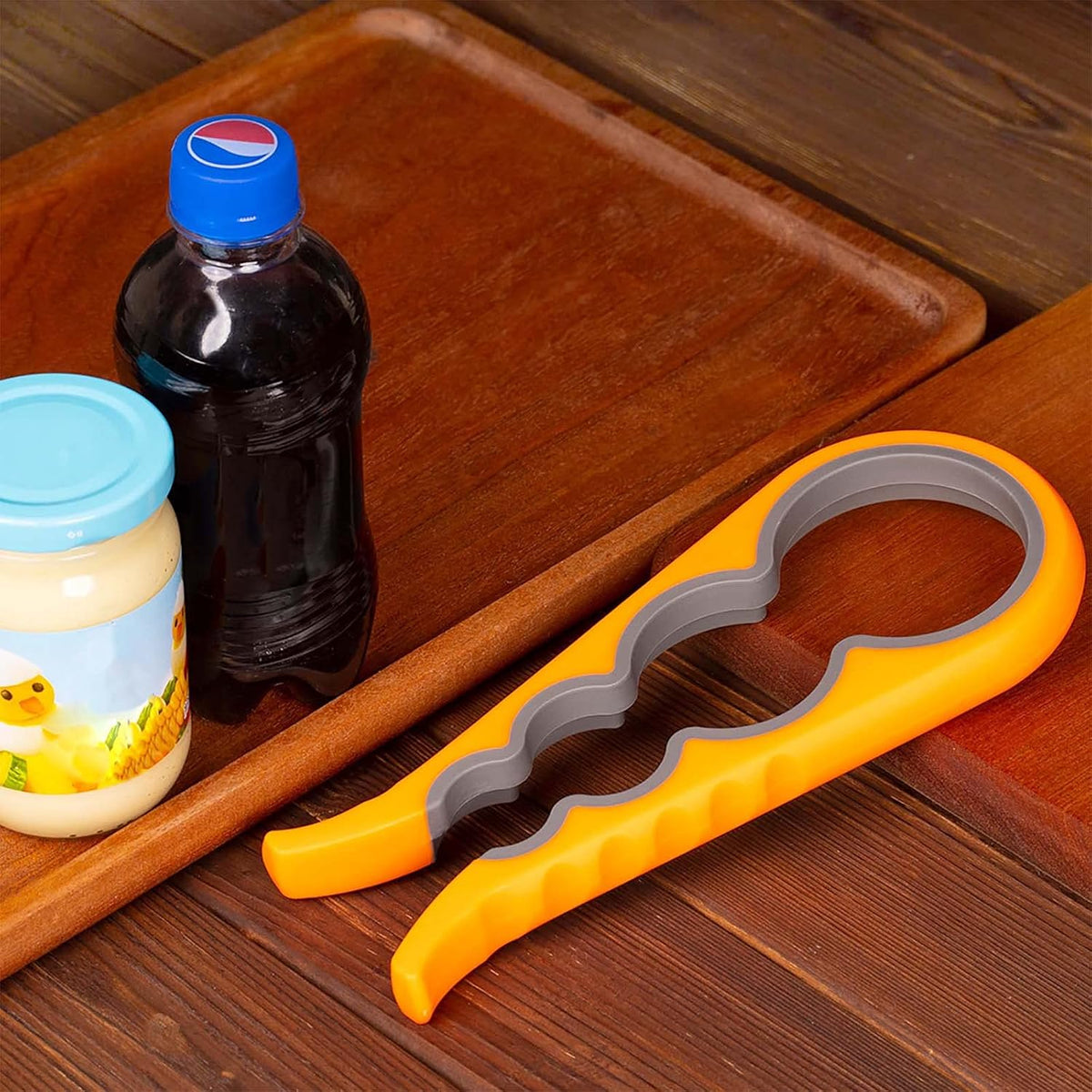 Jar Opener Bottle Opener for Seniors, Weak Hands and Arthritis, Blue