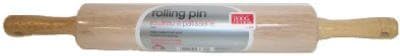 Classic Wooden Rolling Pin with Easy Roll Bearings