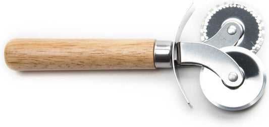 Fox Run 5542 Pastry Wheel Crimper and Cutter, Stainless Steel 1 x 2.75 x 6.5 inches
