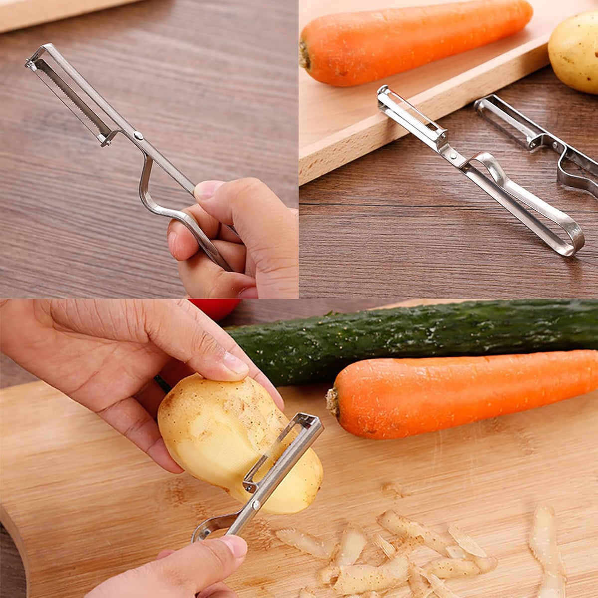 Apple Slicer, Corer and Divider, 8-Slice, With 1 Fruits Vegetables Peeler