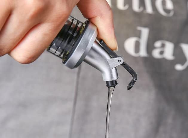 5 Pack Oil Spouts, Olive Oil Vinegar Bottle Stopper Dispenser | Leakproof Bottle Spouts for Oil, Vinegar, Olive Oil, Salad, Wine, Etc