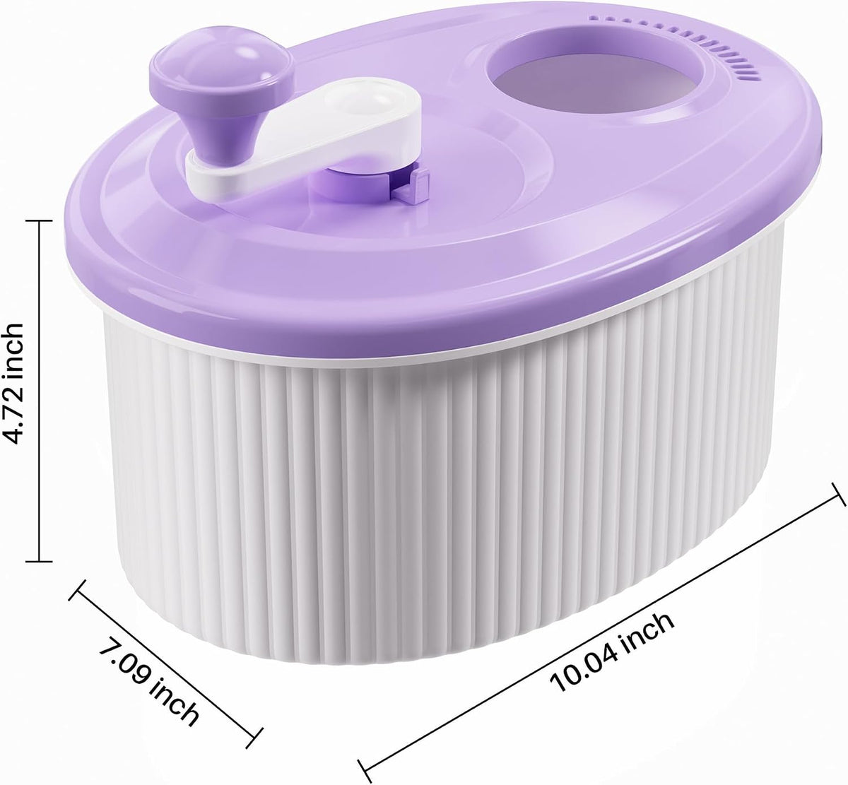 Joyloop Fruit Washer, Fruit Cleaner Spinner, Oval, Pink