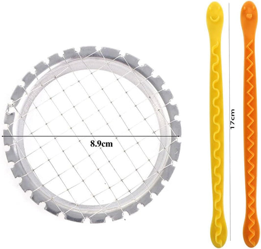 3PCS Eggs Cutter,Cutter Egg Chopper Hard Boiled Egg Slicers Fruit Cutter Fancy Cut Egg for Kitchen Accessories