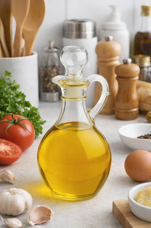 980R Presence Cruet With Stopper Oil Dispenser Oil Pitcher, Glass Olive Oil Dispenser Bottle with Stopper — 10oz / 300ml Durable Cruet for Olive Oil & Vinegar — Airtight Seal