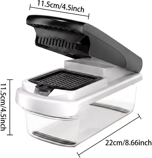 15 in 1Vegetable Chopper with Container,Food Chopper and Spiralizer,Onion Chopper,Veggie Cutter for Salad,Cheese Grater,Fruit Slicer,Kitchen Gadgets Accessories With Brush and Egg separator