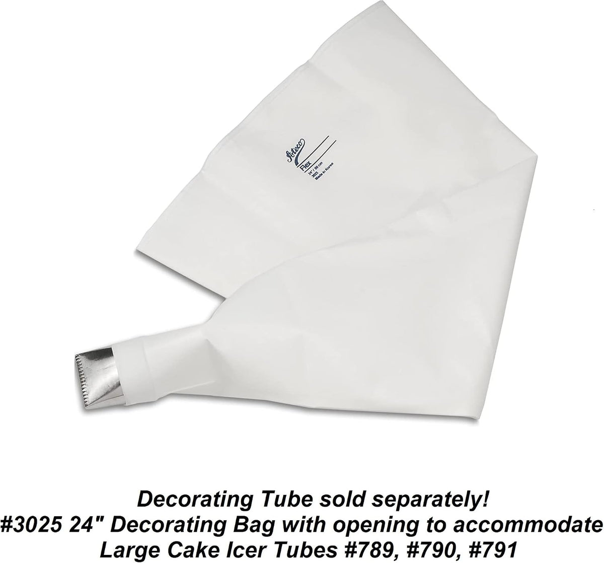 3021 Flex Decorating Bag, Coated Nylon, 21-Inch, Reusable