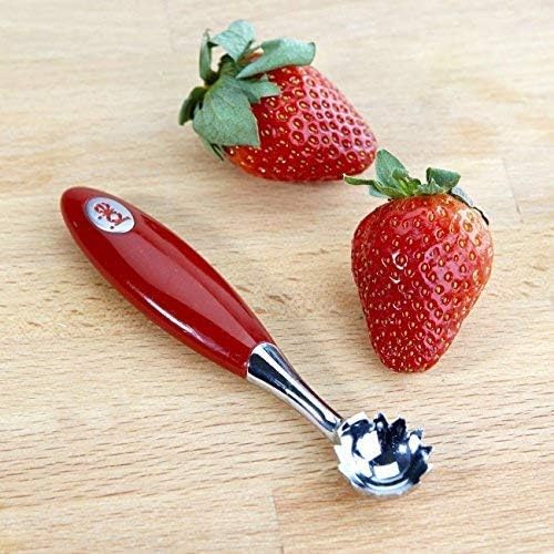 Joie Strawberry Huller, Remove Stems with Precision and Ease, Ergonomic Handle, Efficient Kitchen Gadget, Stainless Steel, BPA-Free, Dishwasher Safe