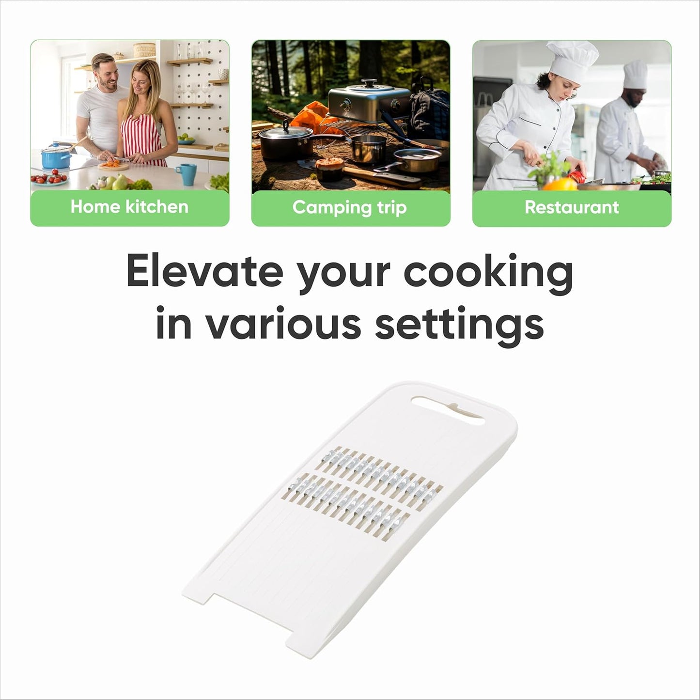 Julienne and Korean Carrot Salad Grater - Kitchen Hand Vegetable Grater - Carrot Plastic Shredder