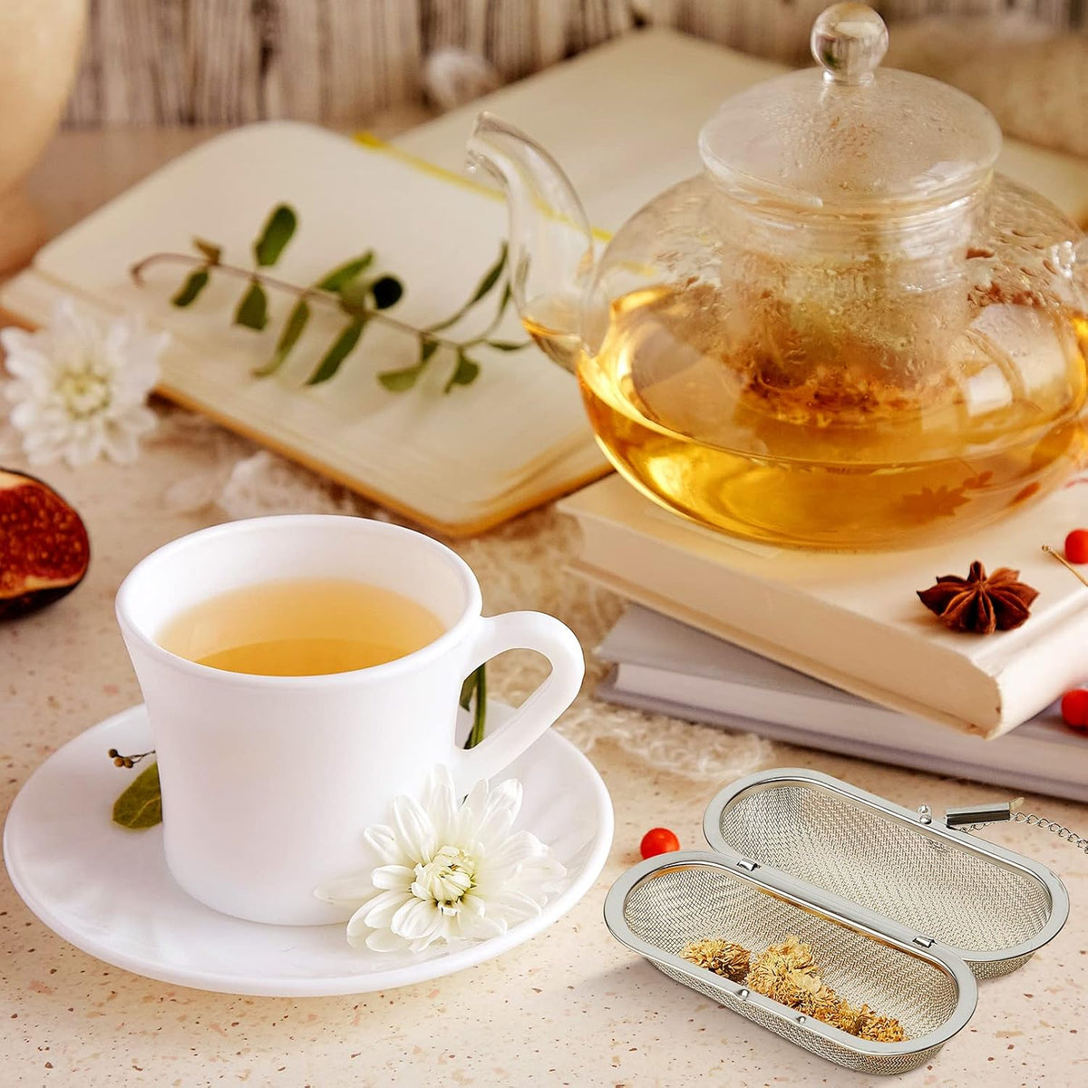 3 Pcs Large Tea Ball Infusers, Loose Leaf Tea Strainers