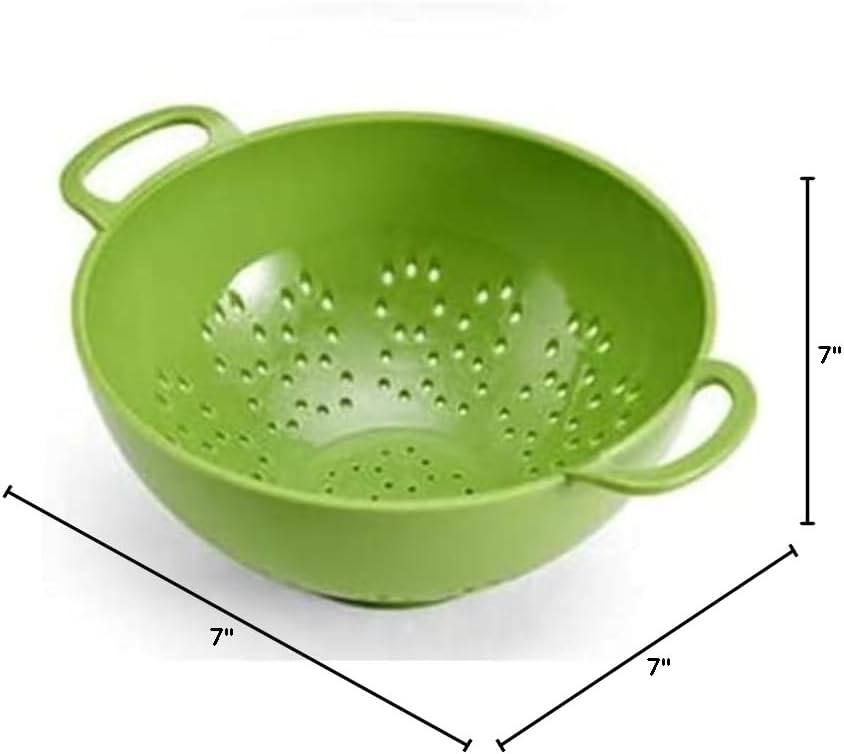 6 in. W Assorted Plastic Mini Colander