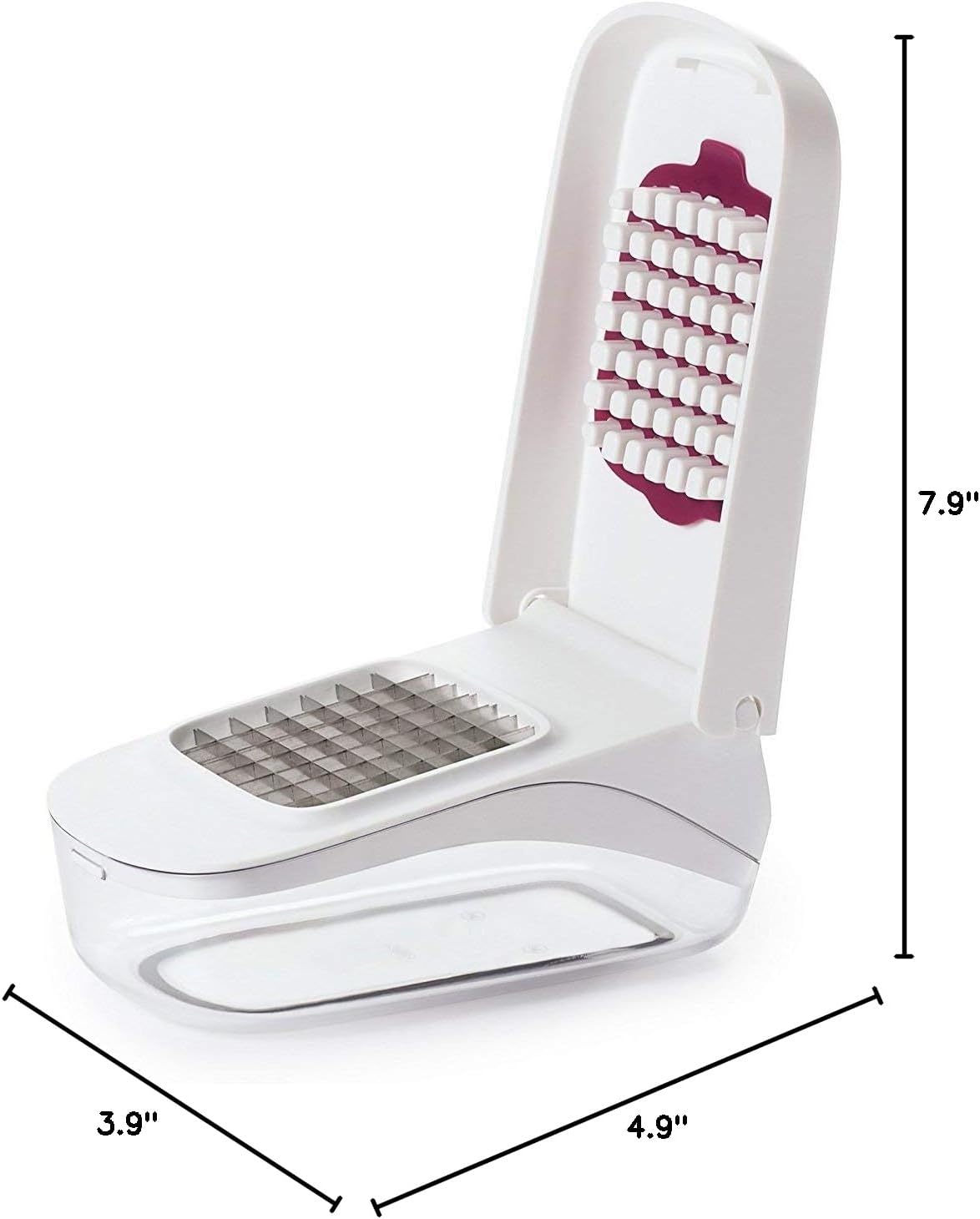 Vegetable Chopper with Container, Fruit Cheese Food Shredder Machine, Onion Potato Carrot Cabbage Veggie Cutter, Effortless for Restraurant, Kitchen Multifunctional Tool, Hand Held