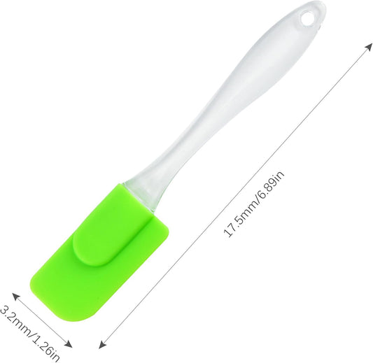 6 Piece Mini Silicone Spatula Set, Small Heat-Resistant Rubber Spatulas for Baking, Cooking, Mixing, Non-Stick Kitchen Tools for Cooking & Baking