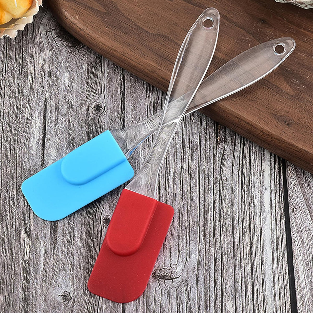 6 Piece Mini Silicone Spatula Set, Small Heat-Resistant Rubber Spatulas for Baking, Cooking, Mixing, Non-Stick Kitchen Tools for Cooking & Baking