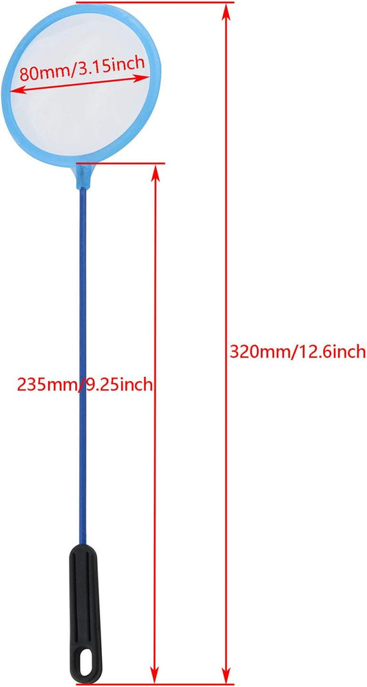 Aquarium Fish Net 3PCS Plastic Artemia Sieves Super Dense Mesh Aquarium Fish Tank Tool for Artemia Eggs New Born Fish